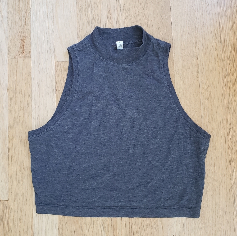 Lululemon grey mock tank top - size 8